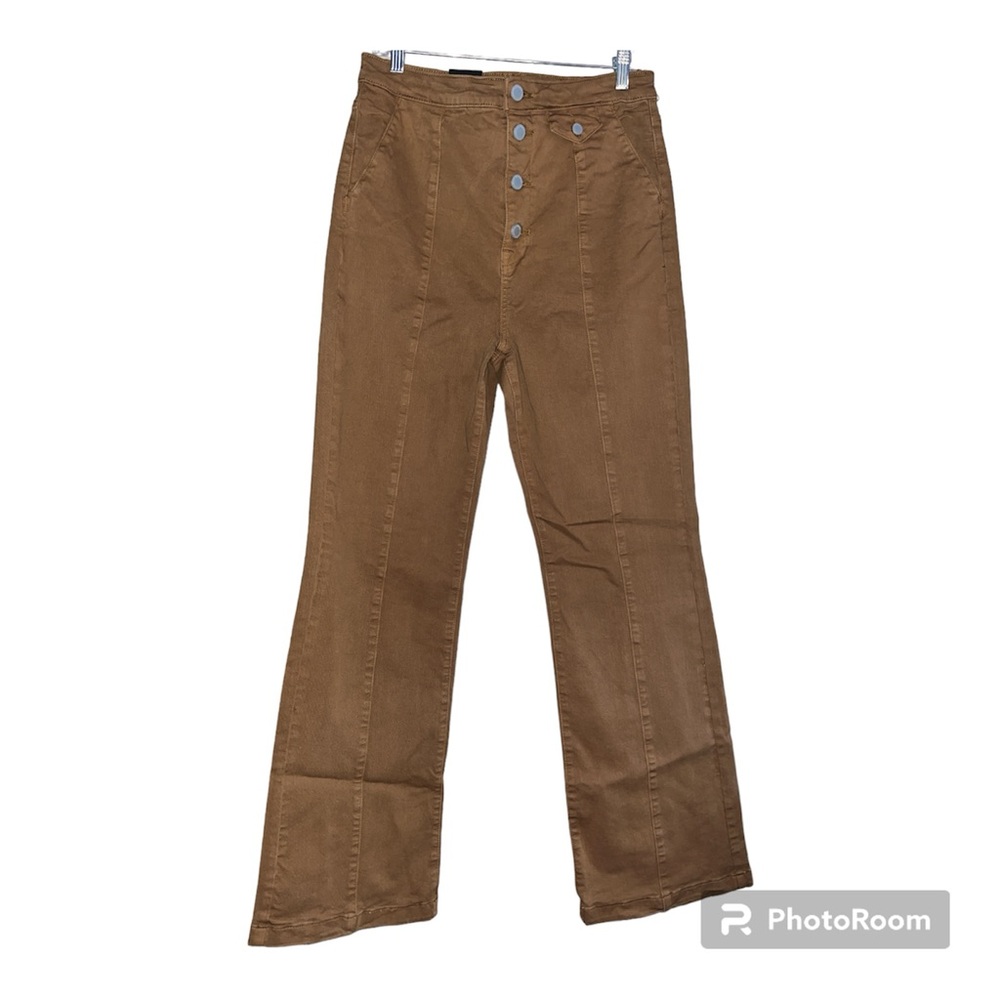 BlankNYC High Waist Wide Leg Jeans Size 31 Cognac